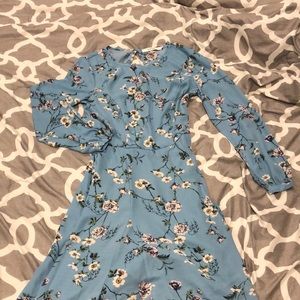 Over the knee flowing dress